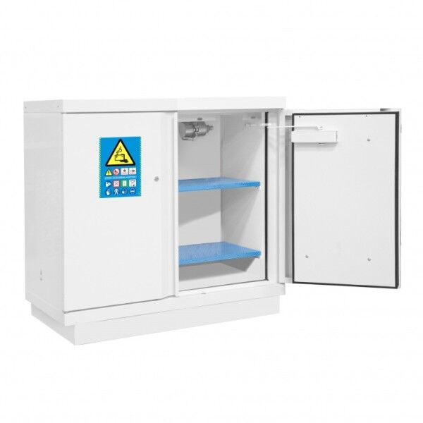 Ecosafe 793+LIA2, fireproof battery cabinet / safety cabinet, 2 doors, type 90, 2 shelves, fire suppression system