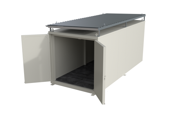 BAUER Raumcontainer - 2 Lagerfelder