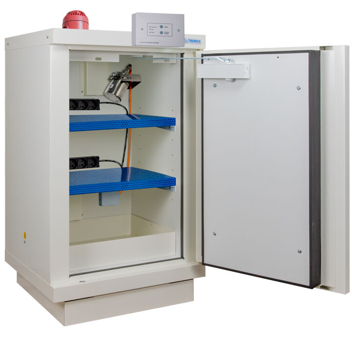 Battery safety cabinet