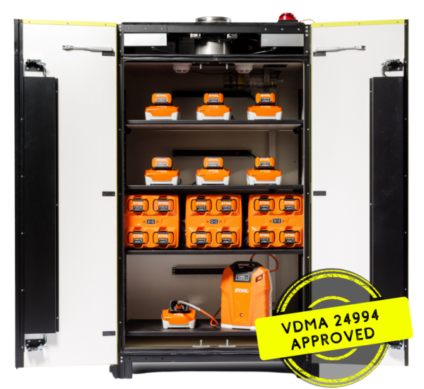 LOXXER LOXK2000 VDMA battery charging cabinet