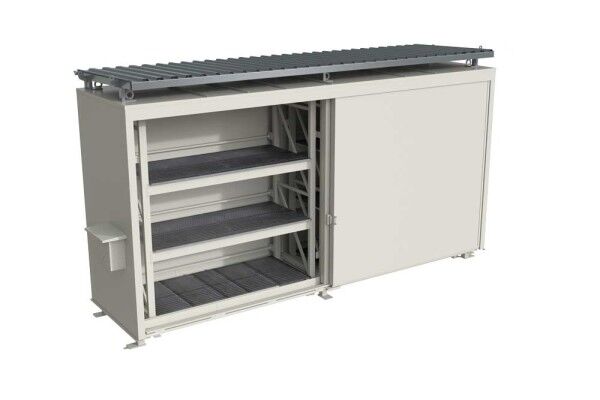 BAUER shelf containers - 2 storage fields
