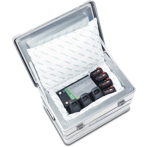 ZARGES K 470 - Akku Safe Universal XL Premium / Akkubox / Lithium-Ionen-Akkus inkl. CIRRUX Kissen