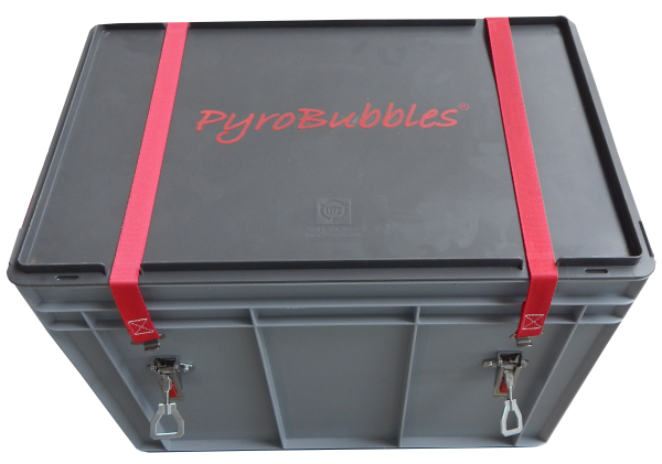 Genius Lio Guard S-Box 1 Premium Kunststoff-Behälter für Li-Ionen-Akkus inkl. Pyrobubbles