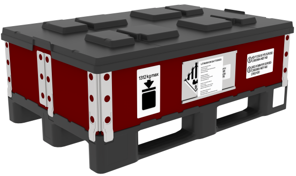 Transport- und Lagerbehälter 1208RP für Lithium-Ionen-Batterien / Lithium-Ionen-Akkus