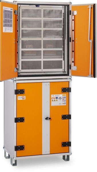 CEMO fireproof battery charging cabinet Basic 8/20 LockEX 2.0
