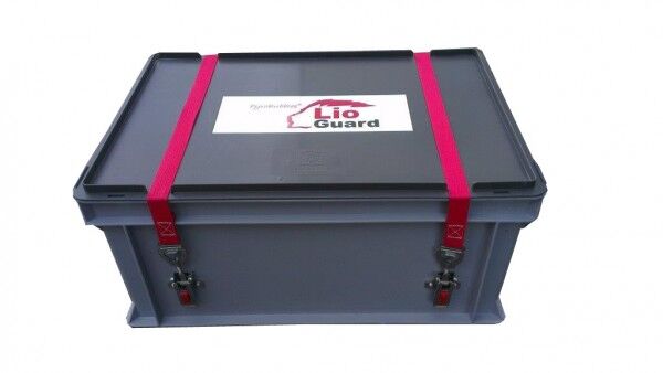 Genius Lio Guard S-Box 1 Advanced Kunststoff-Behälter für Li-Ionen-Akkus inkl. Pyrobubbles