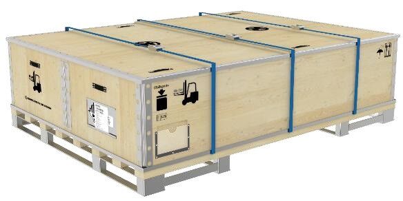 NEFAB Transportbehälter 2418R für Lithium-Ionen-Batterien / Lithium-Ionen-Akkus
