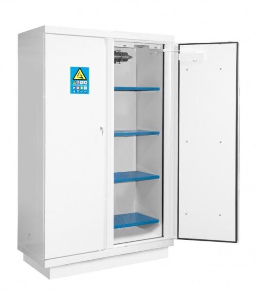 Ecosafe 795+LIA4 fireproof battery cabinet / safety cabinet, 2 doors, type 90, 4 shelves, fire suppression system